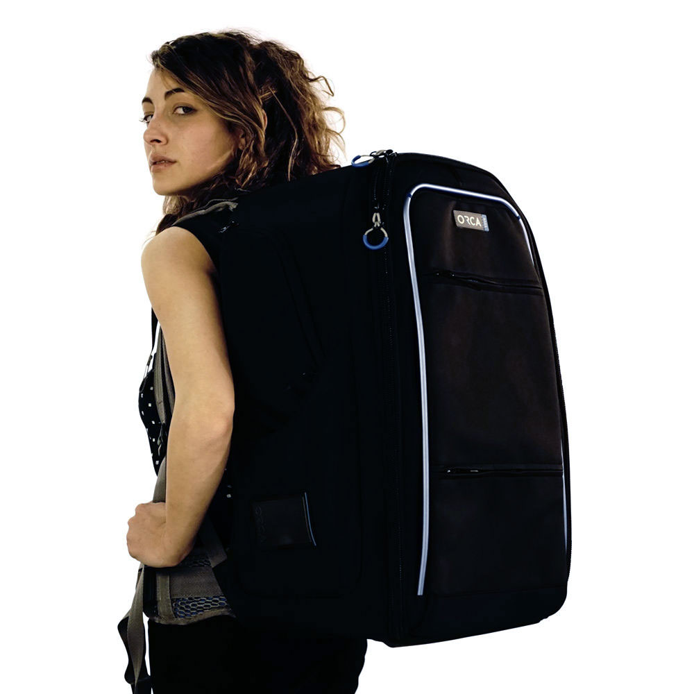 Orca OR-26 Camera Backpack with Built In Trolley-Pinknoise Systems