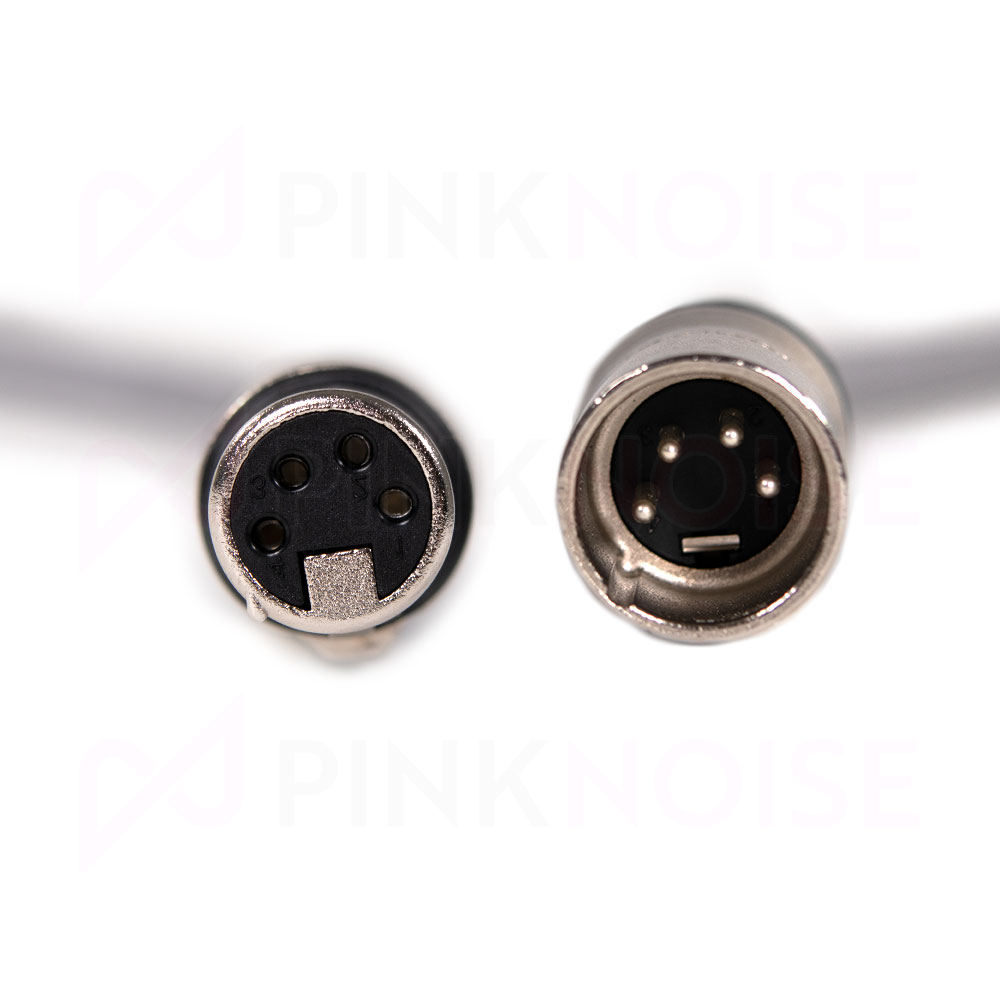 Pinknoise Custom 4-pin XLR Cable for Bell & Light Systems-Pinknoise Systems