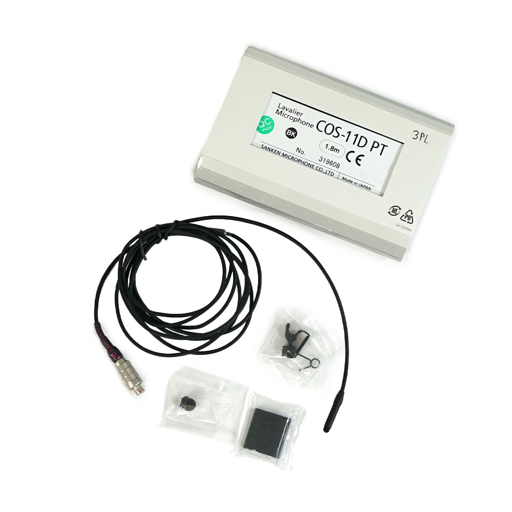 Sanken COS-11D Lavalier Mic 3-Pin Lemo - Black - USED