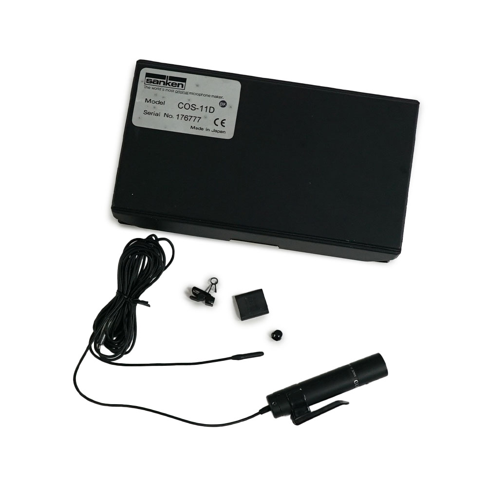 Sanken COS-11D P48 XLR Lavalier Microphone - Black - Ex-Demo