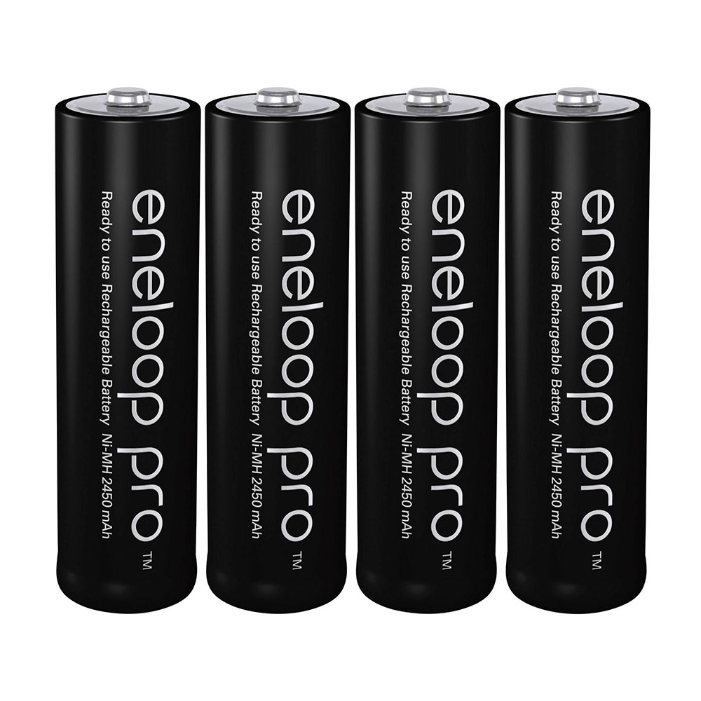 Panasonic Eneloop Pro AA 2500 mAh Rechargeable Battery - 4 Pack-Pinknoise Systems