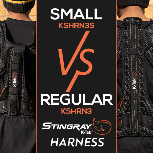 K-Tek Harnesses Small vs Regular: Comparison-Pinknoise Systems