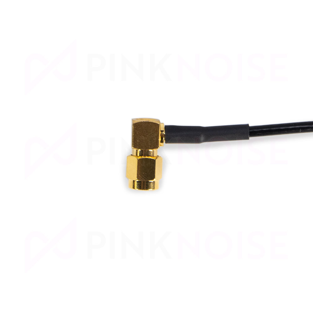 Pinknoise Custom Cable MCX R/A to SMA R/A 30cm - Pair-Pinknoise Systems