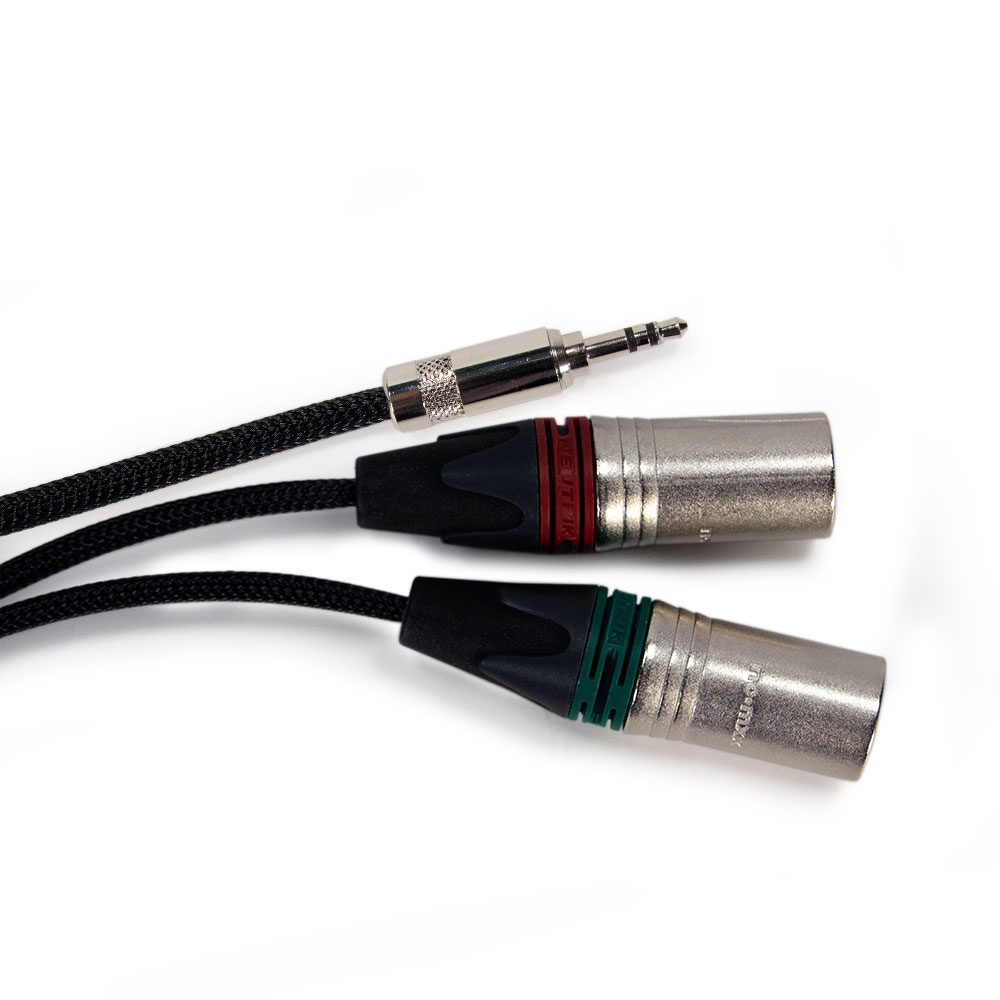 Pinknoise Custom One Piece Loom - 3 Pin XLRM to 3 Pin XLRF & 3.5mm Return