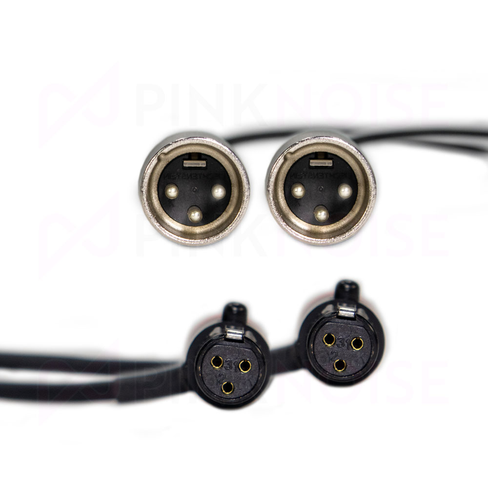 Pinknoise Custom Output & Power Cable Set for Wisycom MCR42