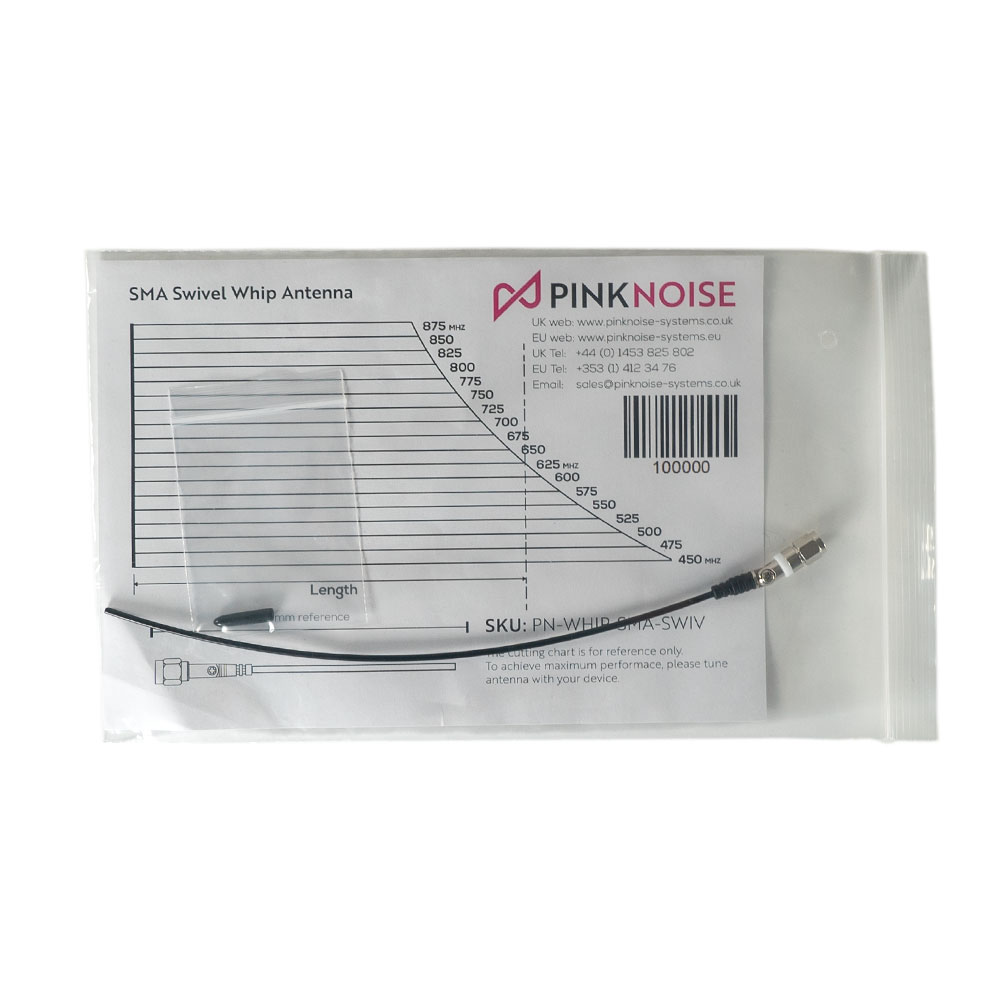 Pinknoise SMA Swivel Whip Antenna-Pinknoise Systems