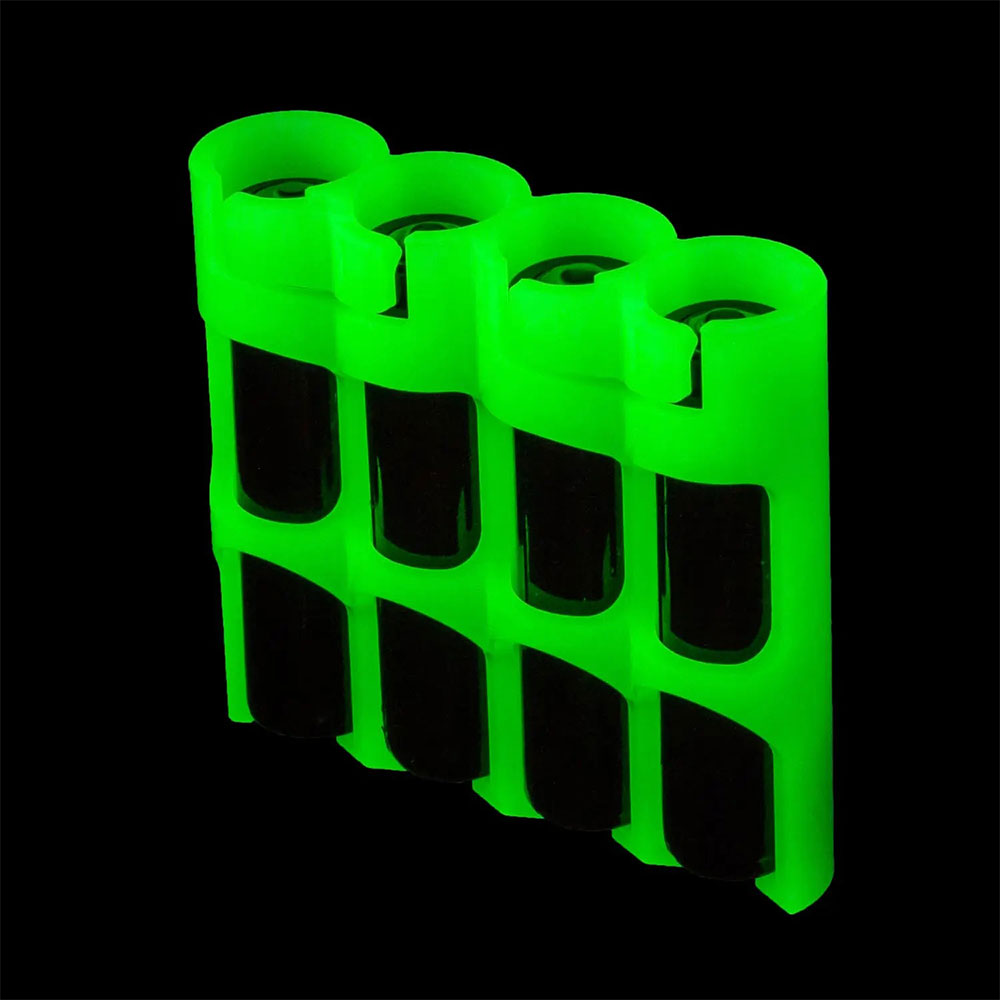 Powerpax 4-Pack AAA Battery Caddy (Various Colours)