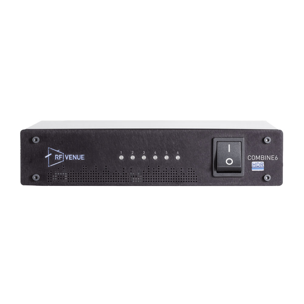 RF Venue COMBINE6 6-Channel IEM Transmitter Combiner