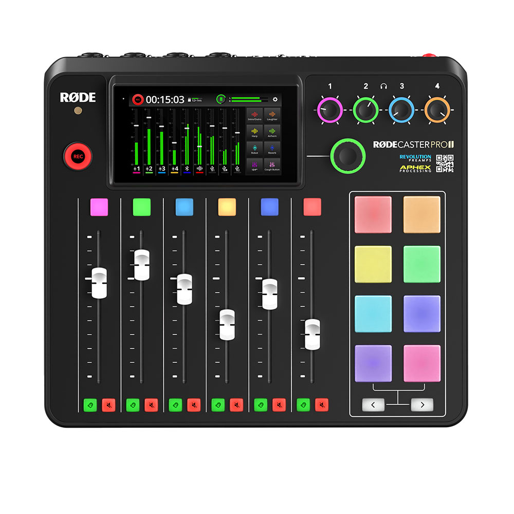 RODECaster Pro II Integrated Audio Production Studio-Pinknoise Systems