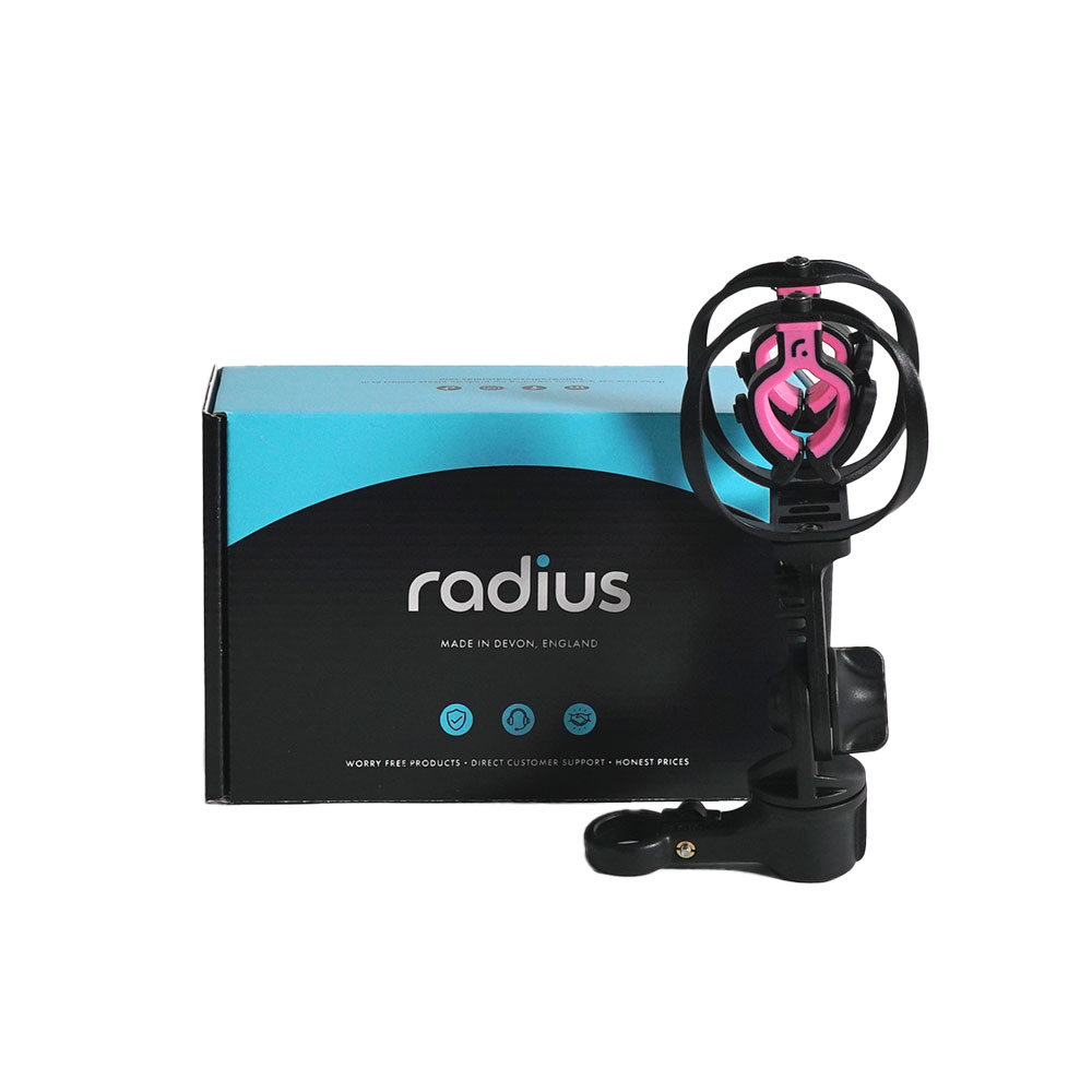 Radius RAD-2 Shock-Mount Exterior Boom - Pinknoise Pink