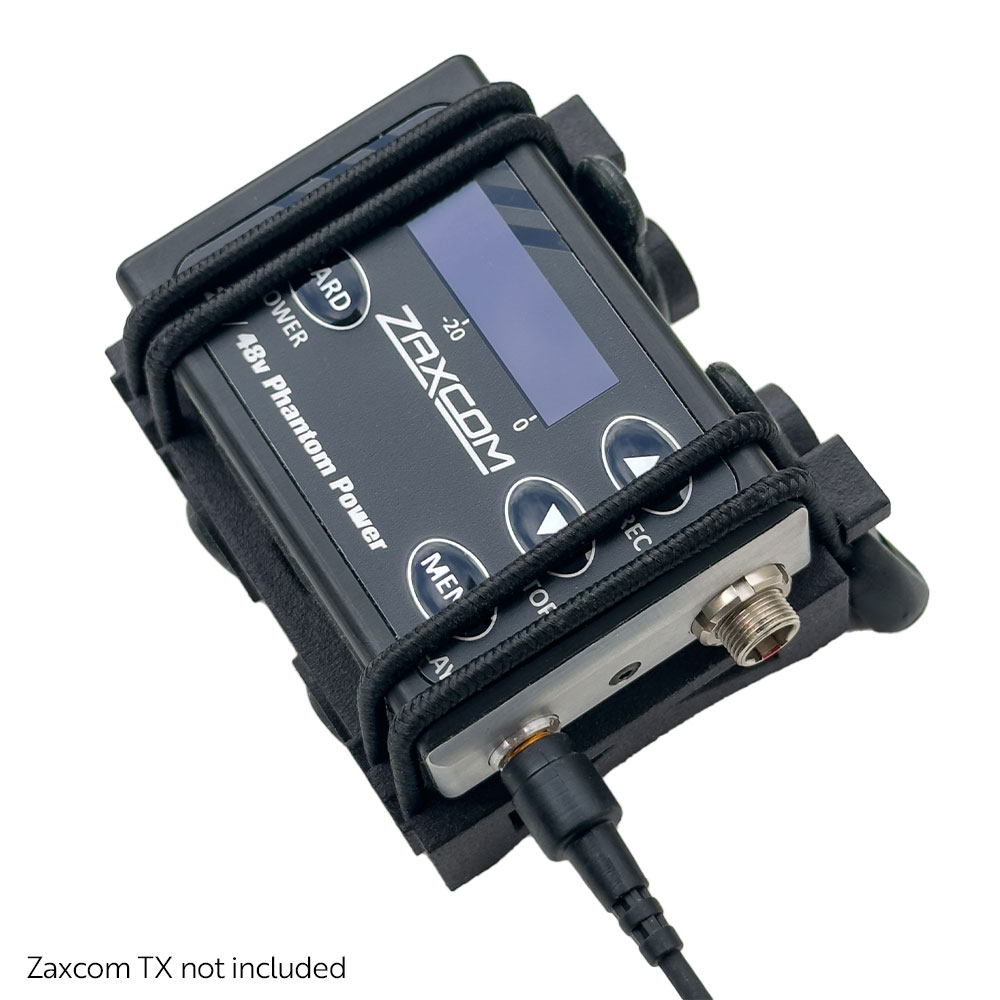 Remote Audio Rainman Rain Cover and Boom Pole Mount for Zaxcom ZMT TX-Pinknoise Systems