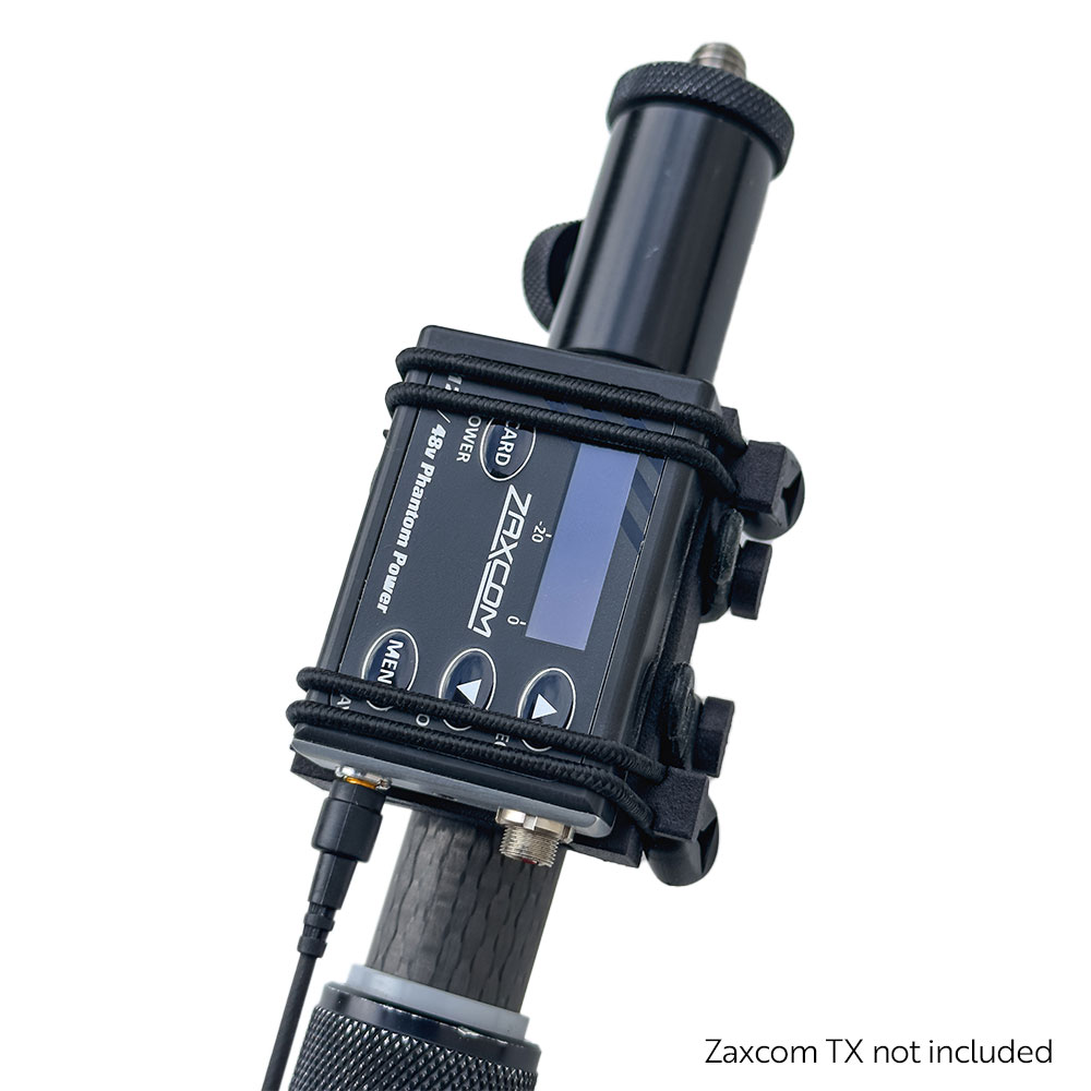 Remote Audio Rainman Rain Cover and Boom Pole Mount for Zaxcom ZMT TX-Pinknoise Systems