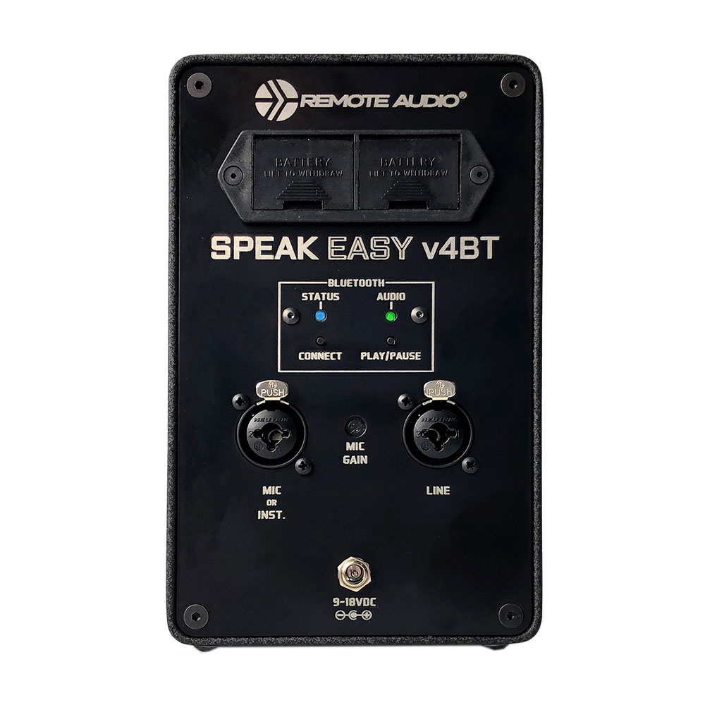Remote Audio Speakeasy v4BT Battery Powered Monitor w/ Bluetooth