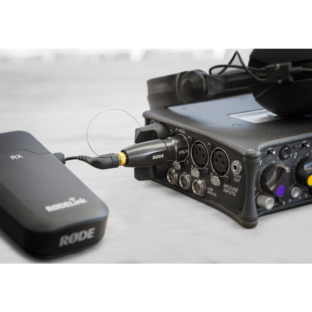 Rode VXLR+ Mini-Jack to XLR Adapter w/ In-Built Step-Down Power Converter