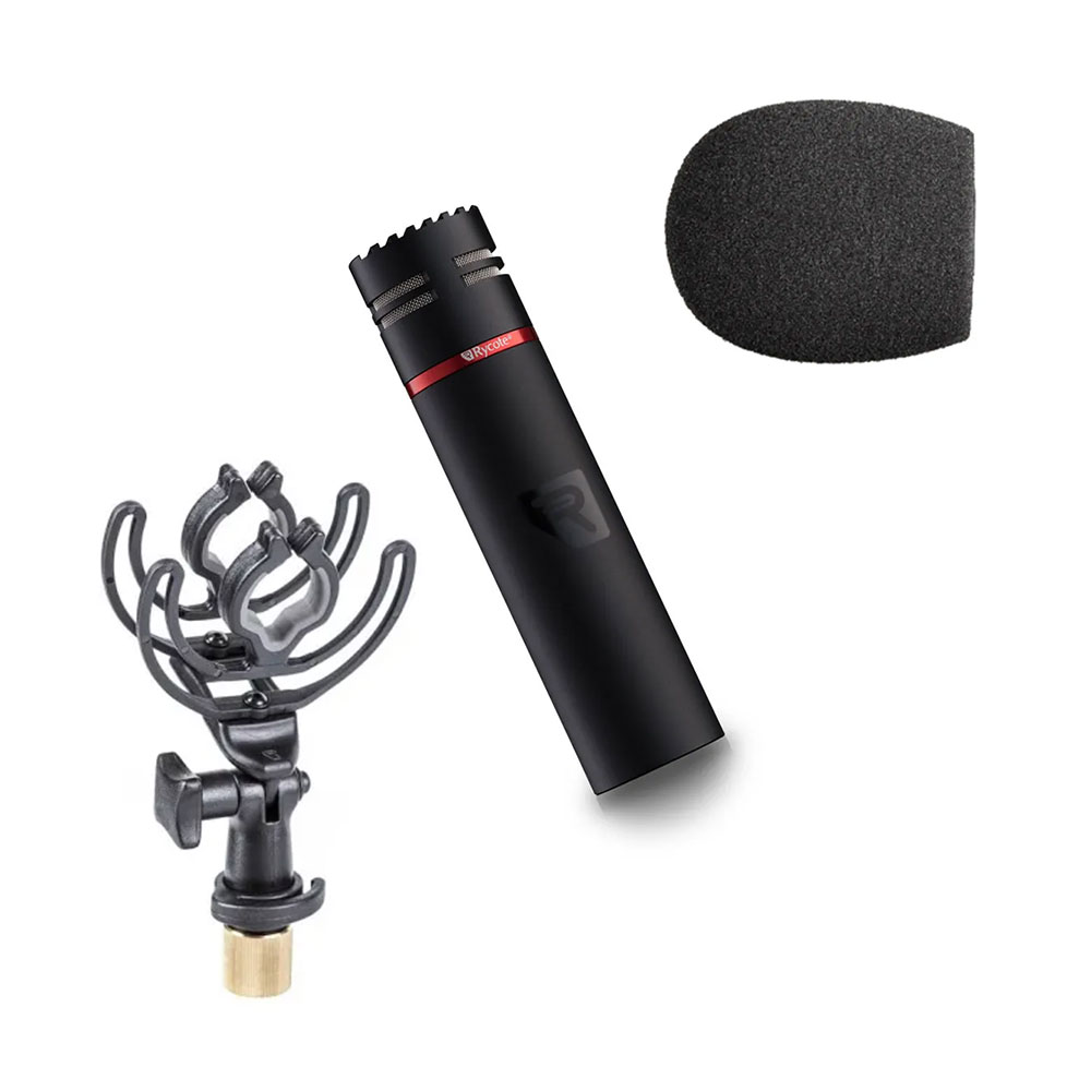 Rycote CA-08 Cardioid Microphone with InVision 6 Mount and Rycote SGM Foam