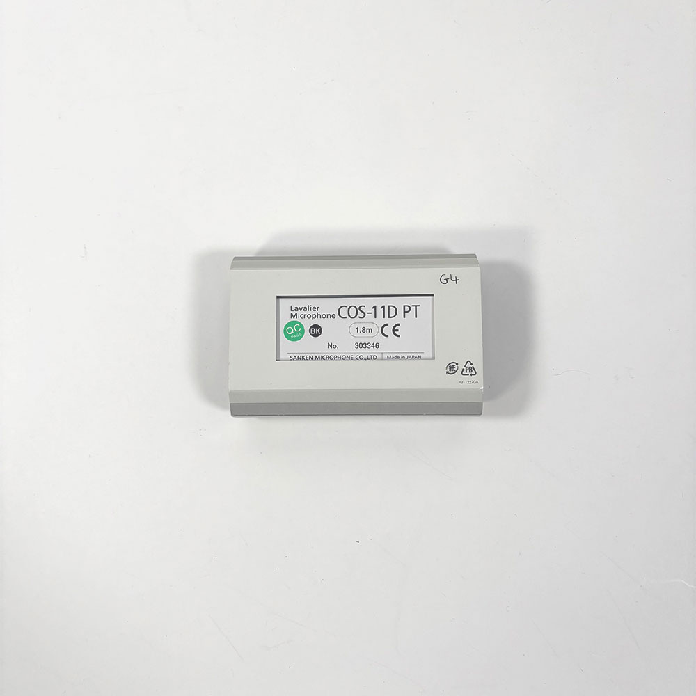 Sanken COS11 Lavalier Microphone - 3.5mm G4 Connector - Black