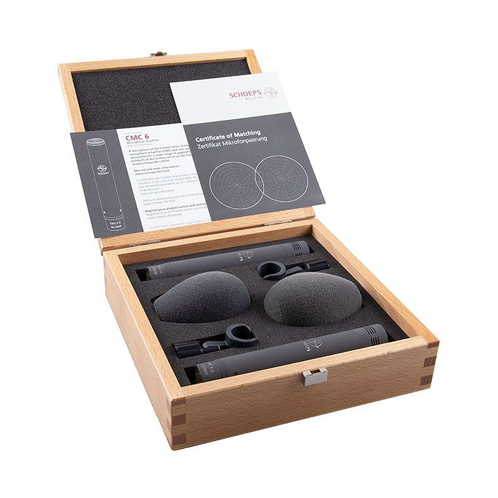 Schoeps CMC 62 Stereo Set w/ 2x MK 2 Capsules & CMC6 Preamps-Pinknoise Systems