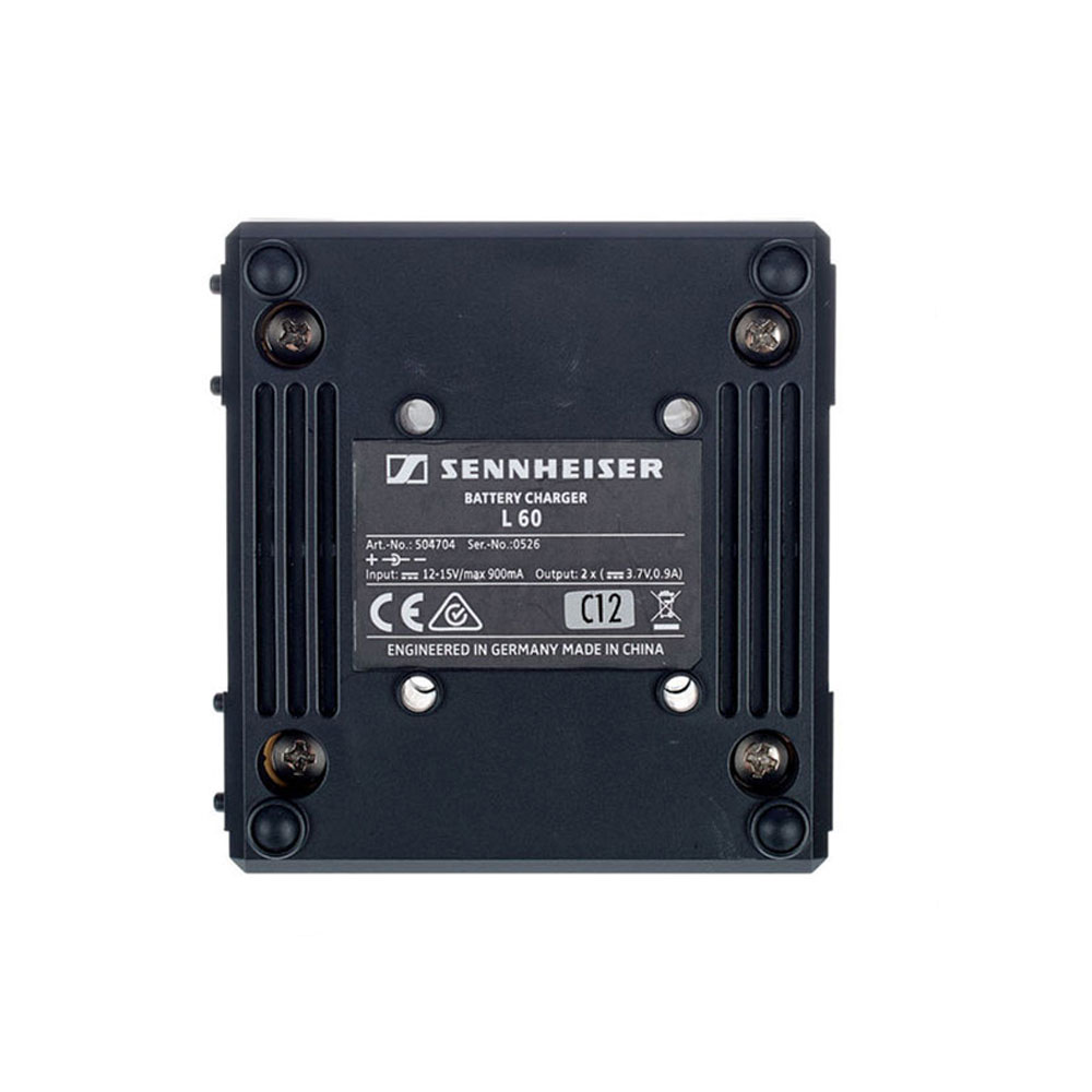 Sennheiser L60 Dual Battery Charger for the BA61/BA60 Lithium Battery-Pinknoise Systems