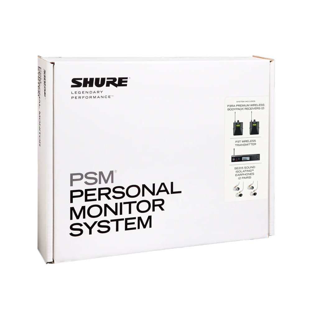Shure PSM300 Twinpack Pro Wireless System - K3E(606-630 MHz)