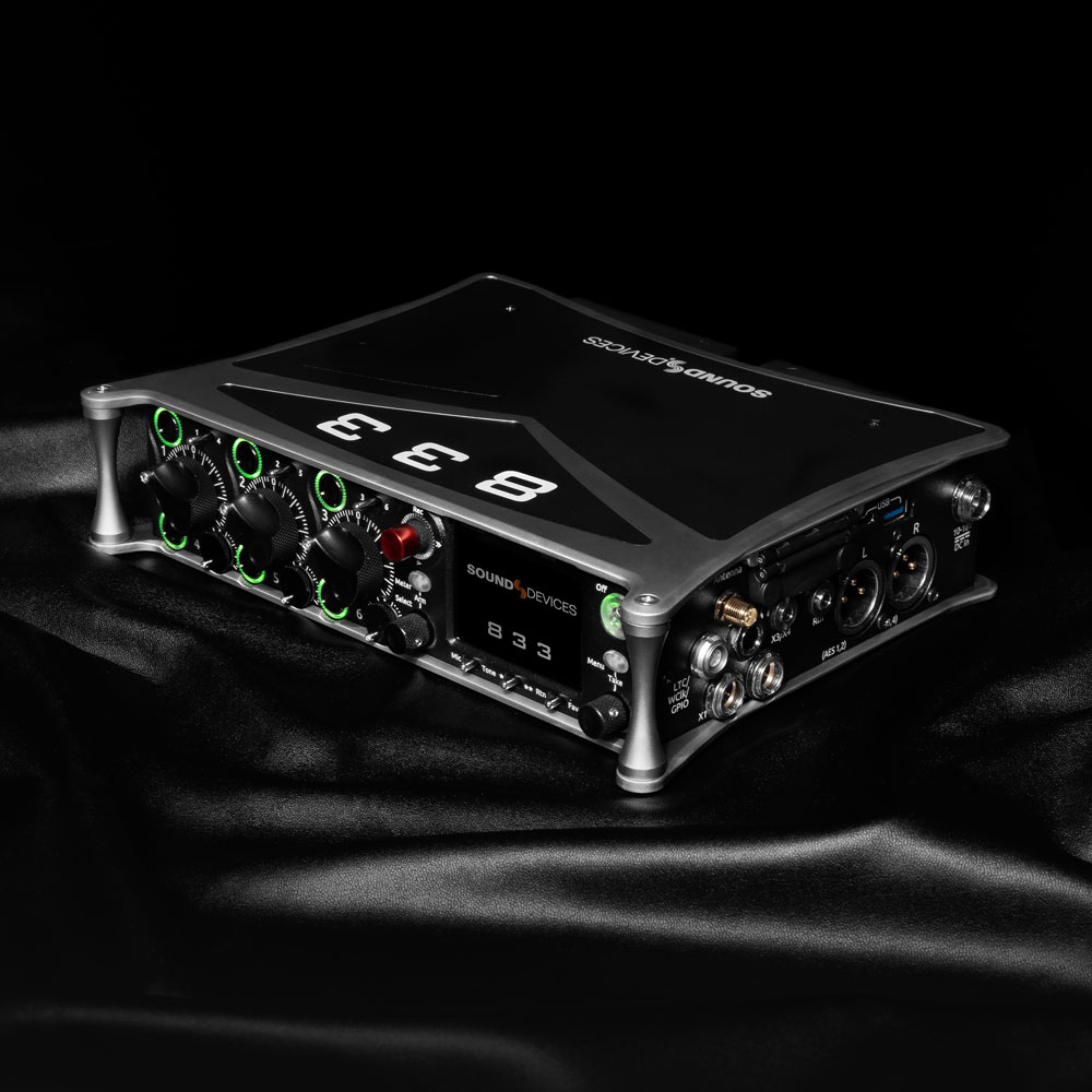 Sound Devices 833 Compact Portable Mixer / Recorder-Pinknoise Systems