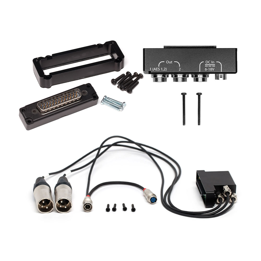 Sound Devices Backplate Adapters for A20 & A10 RX-Pinknoise Systems