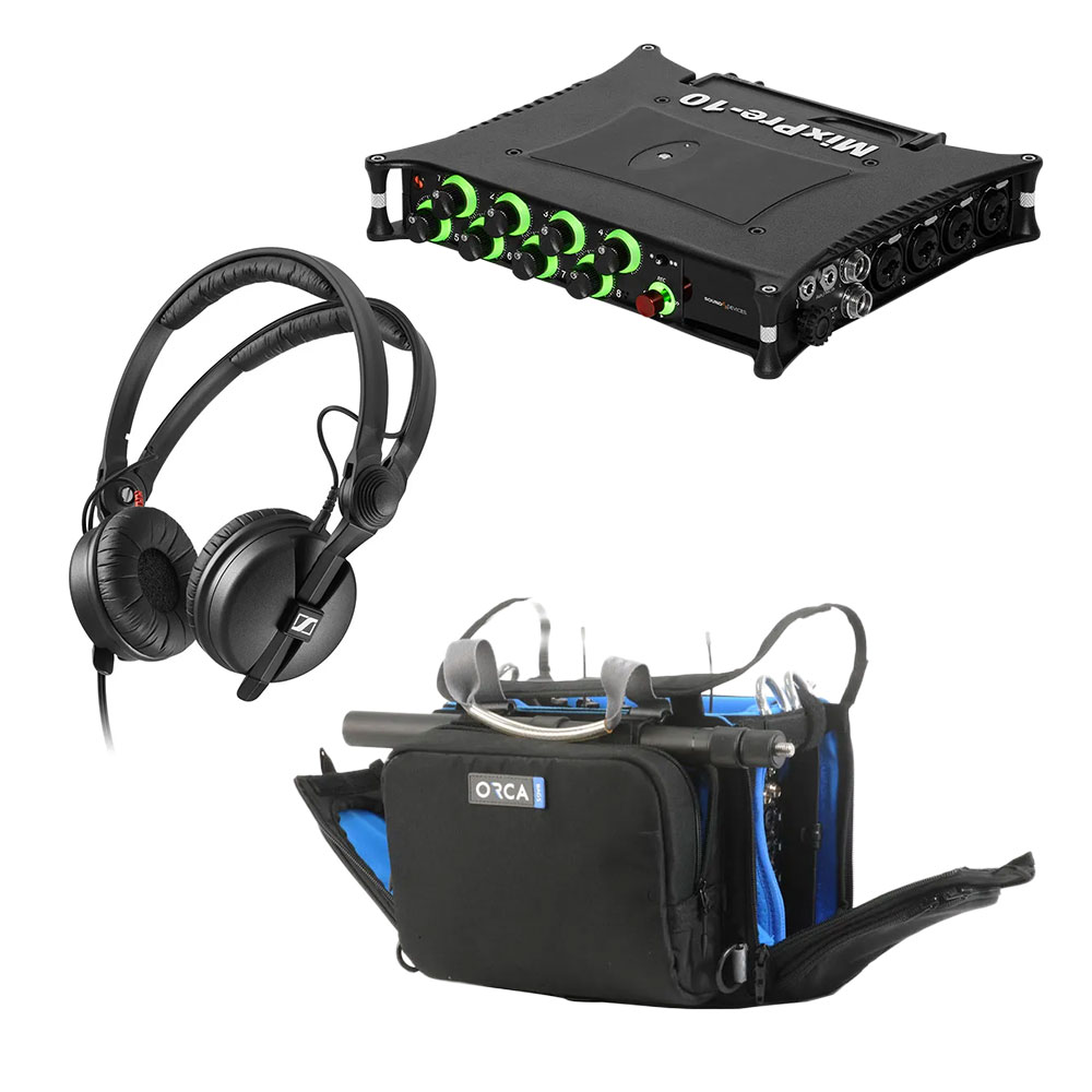 Sound Devices MixPre 10 + ORCA OR-280 Bag with FREE HD-25 Headphones