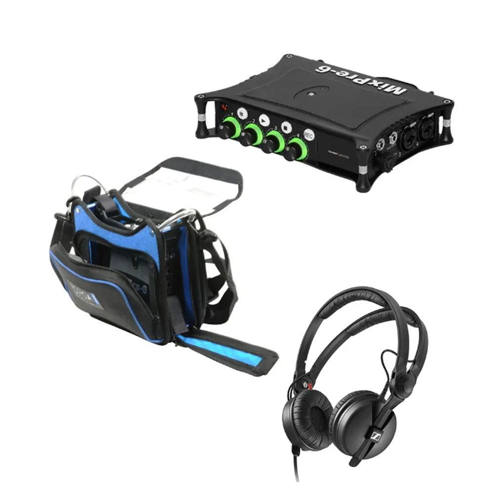 Sound Devices MixPre-6 II and Orca OR-270 Sound Bag and HD-25 Headphones pinknoise Systems Spring Bundle sale