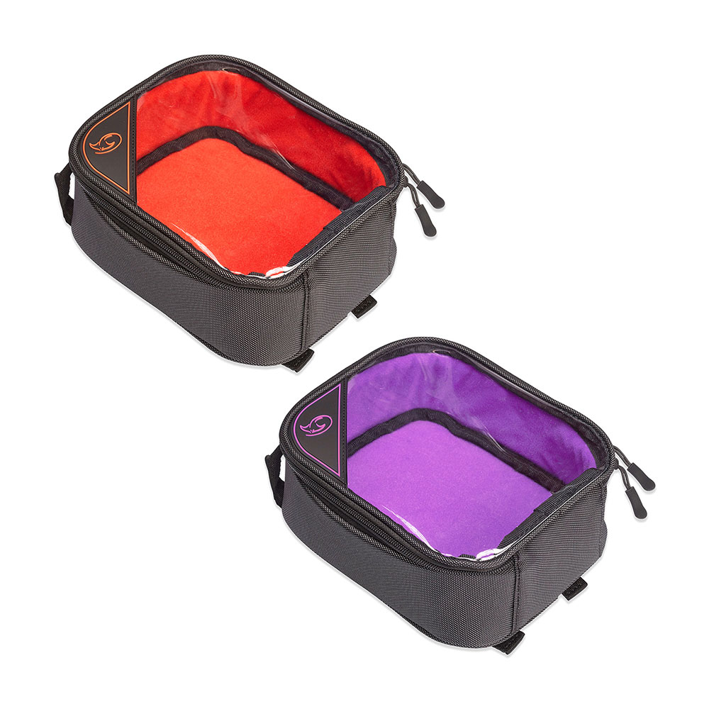 Stingray Medium Gizmo Bag With Outside X-Fabric (Orange / Purple)-Pinknoise Systems