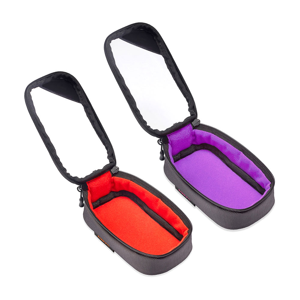 Stingray Small Gizmo Bag With Outside X-Fabric (Orange / Purple)-Pinknoise Systems