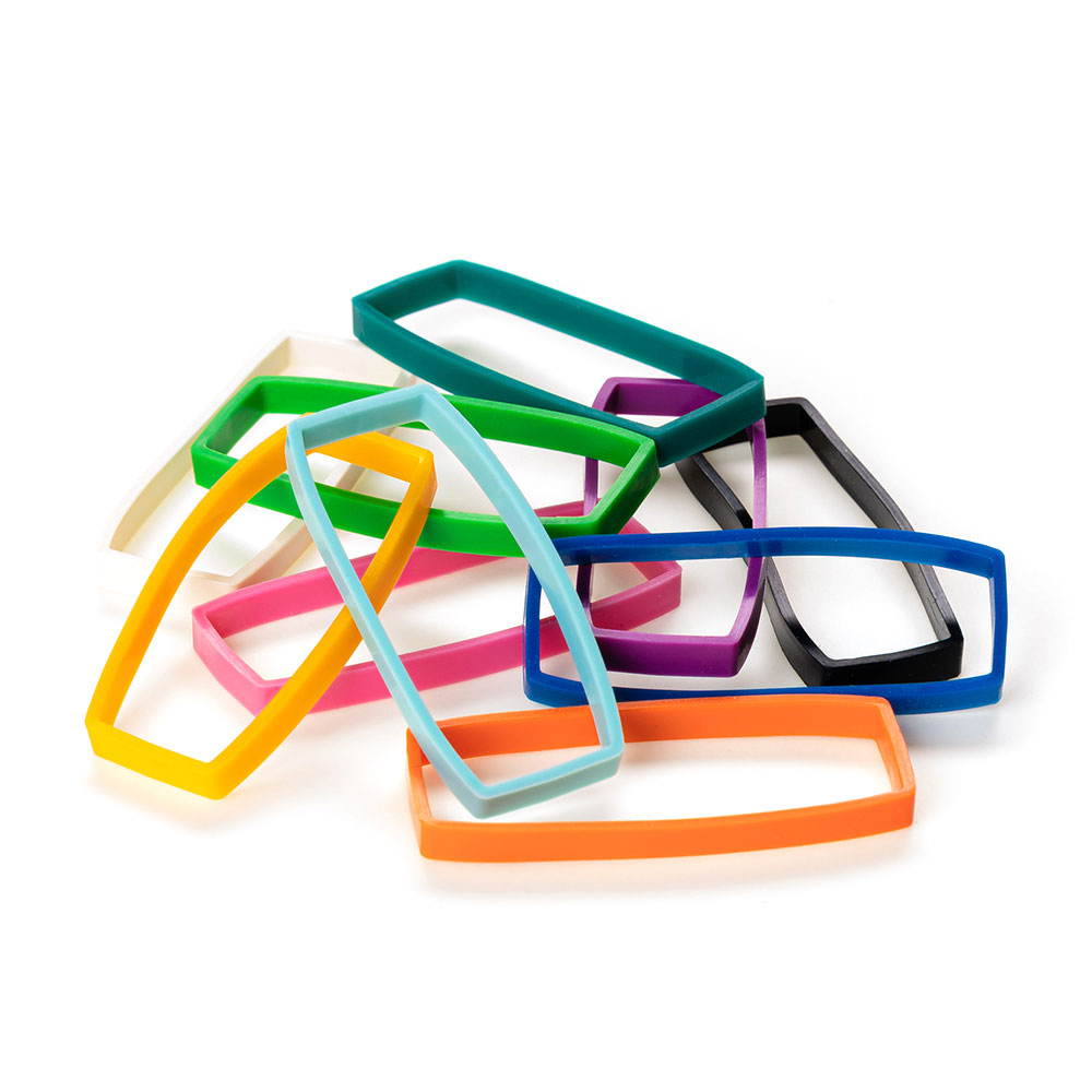 Tentacle SYNC-E Silicone Bands Rainbow Set and Clamps-Pinknoise Systems