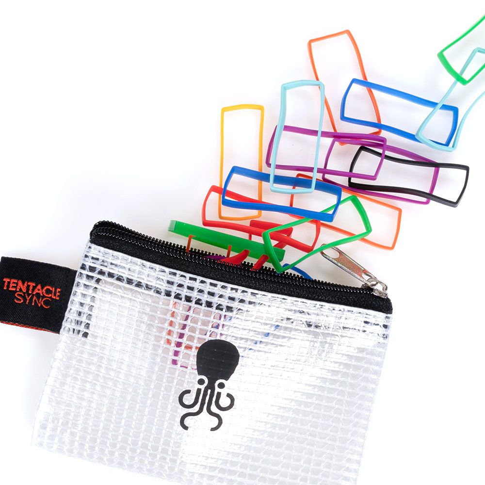 Tentacle SYNC-E Silicone Bands Rainbow Set and Clamps