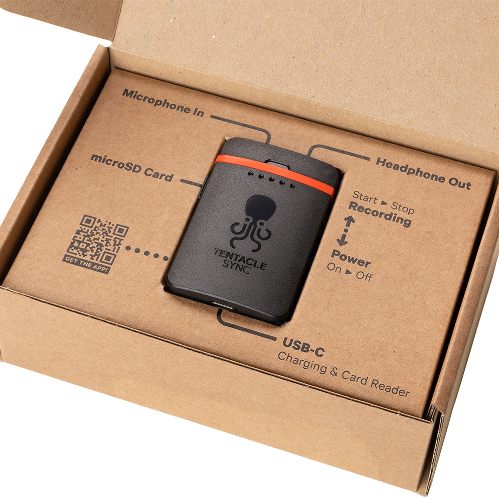 Tentacle Sync Track-E Pocket Sized Audio Recorder w/ Timecode