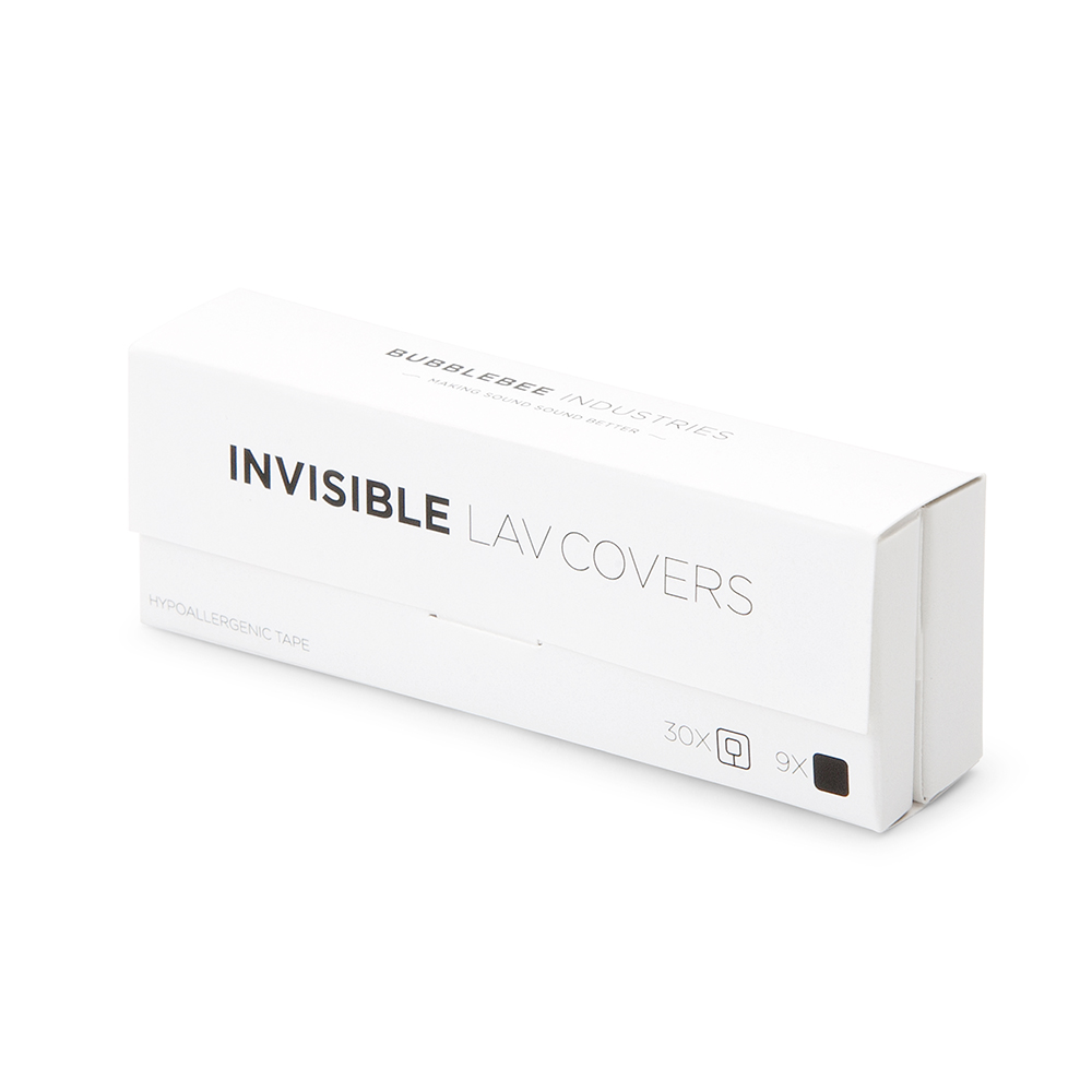 Bubblebee Invisible Lav Covers 'Original' w/ Mesh Mounts (30 Pack)