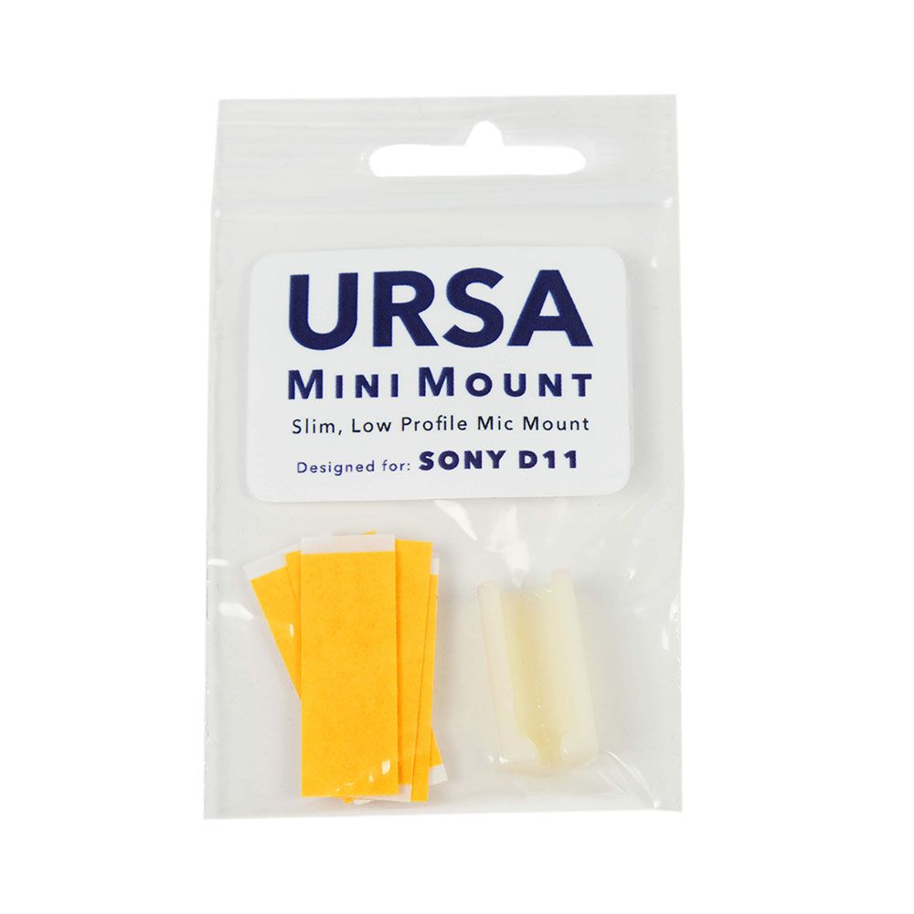 URSA Mini Mount Low Profile Lavalier Mounting Solution for Sony ECM-V1-Pinknoise Systems