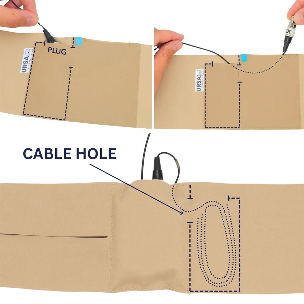 Ursa Ankle Strap with Split End