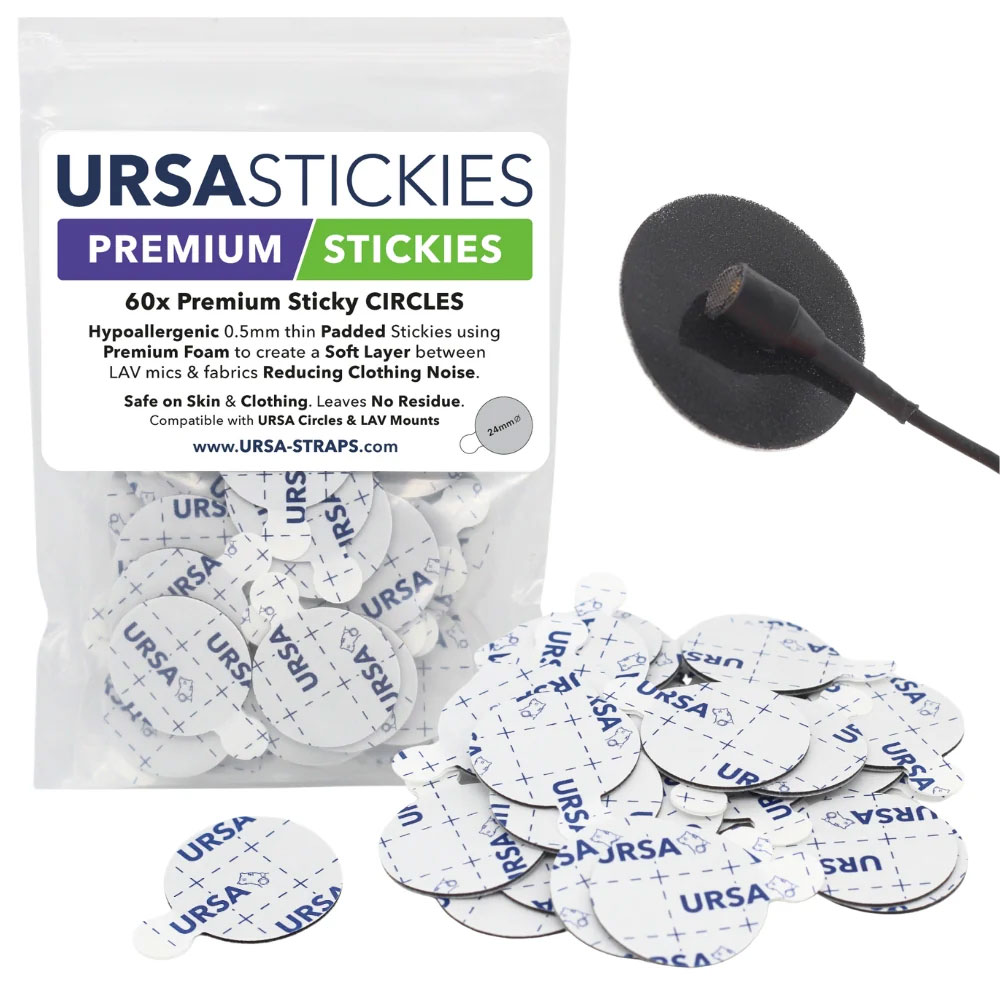 URSA Premium Sticky Circles Pack of 60