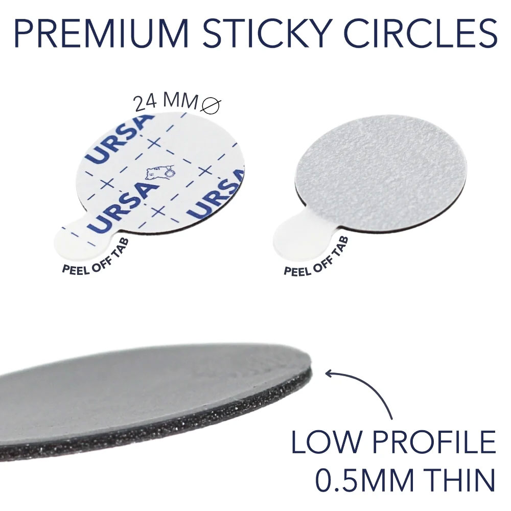 URSA Premium Sticky Circles Pack of 60