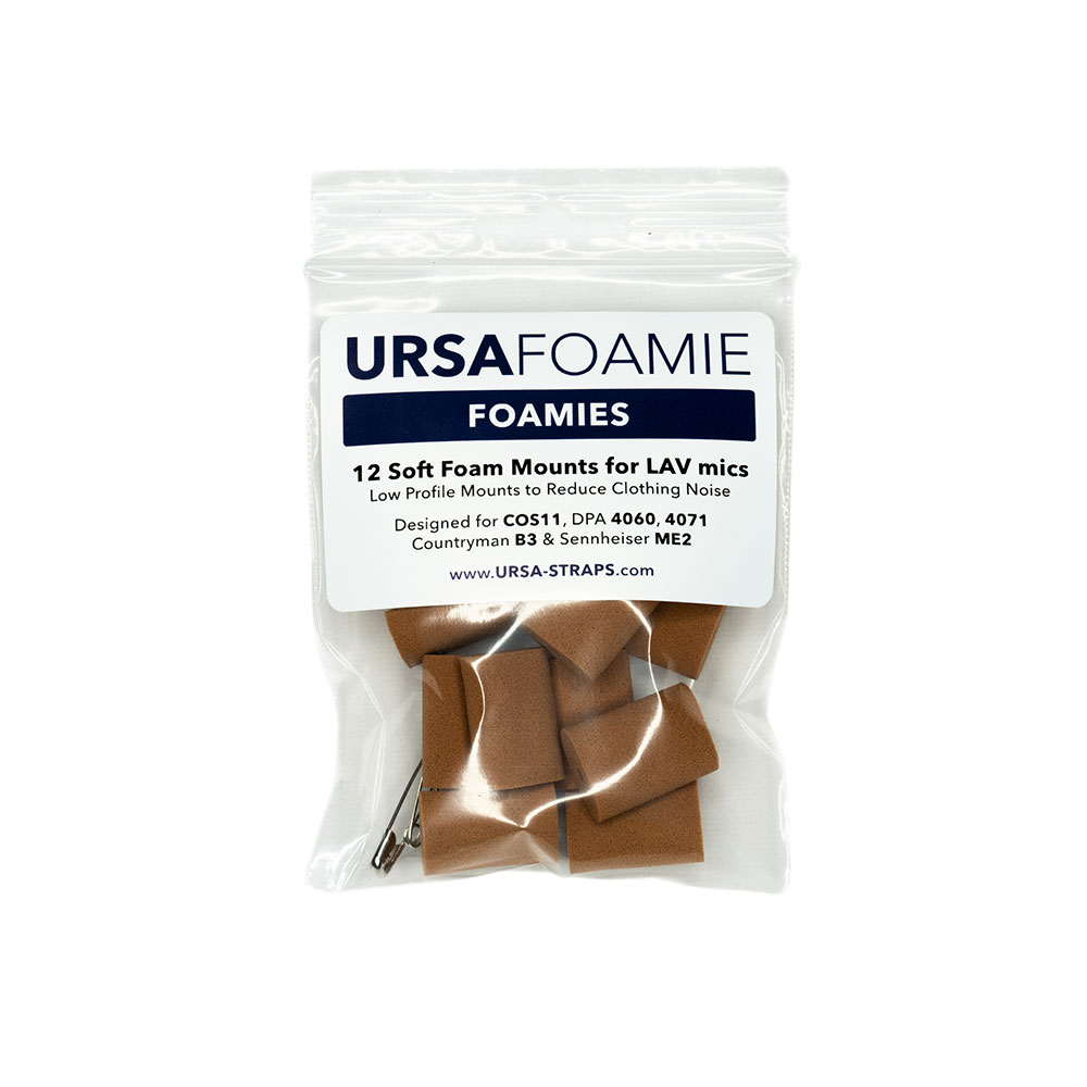 URSA Foamies Soft Foam Mounts for Lavalier Microphones