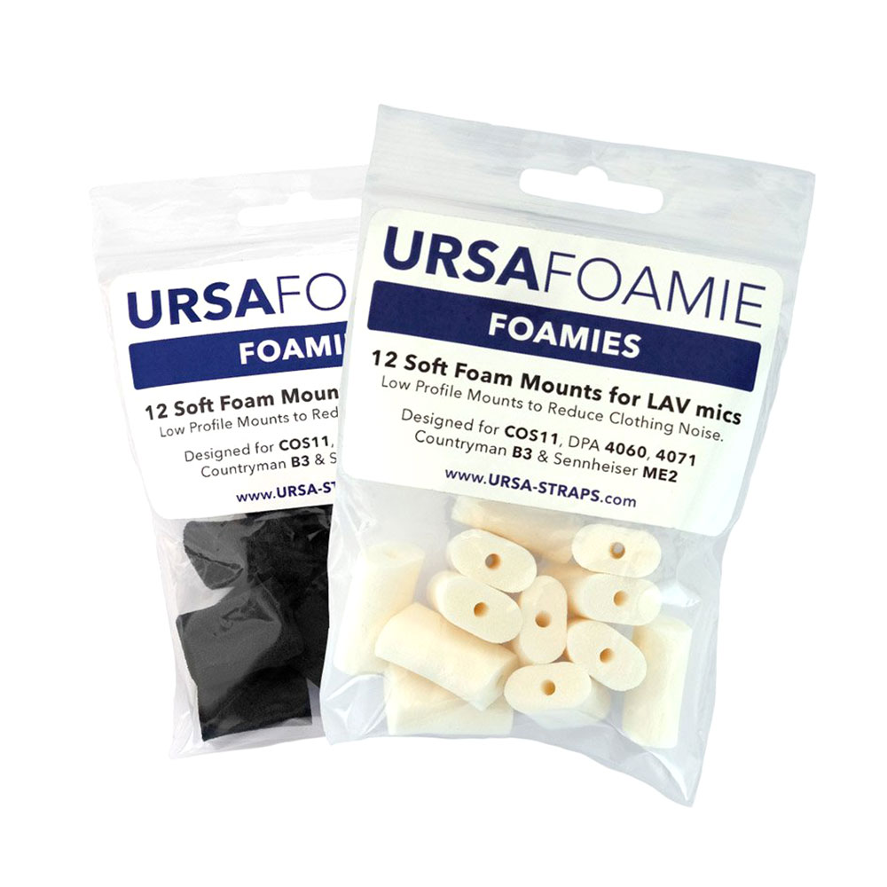 URSA Foamies Soft Foam Mounts for Lavalier Microphones