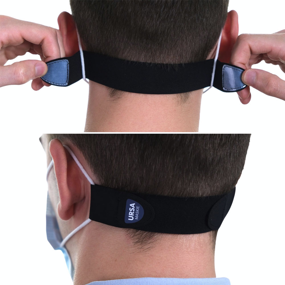 URSA Maskies Strain Relief Strap for Face Masks-Pinknoise Systems