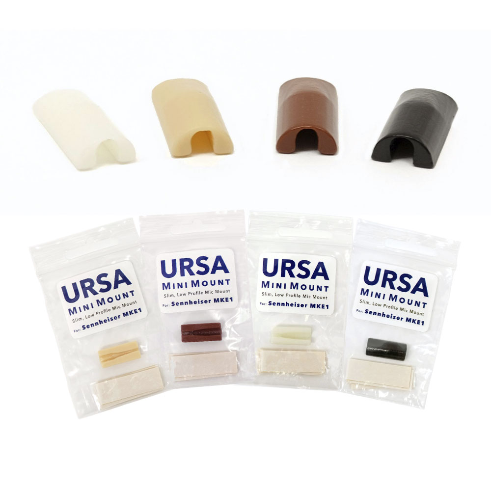 URSA Mini Mount MKE1 Low Profile Lavalier Mounting Solution for Sennheiser MKE1