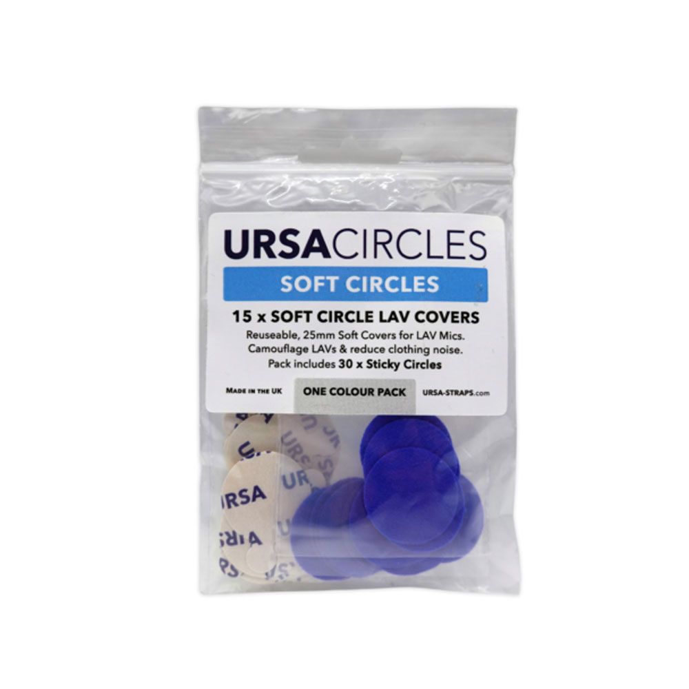 URSA Soft Circles Lavalier Microphone Covers (15 Pack)-Pinknoise Systems