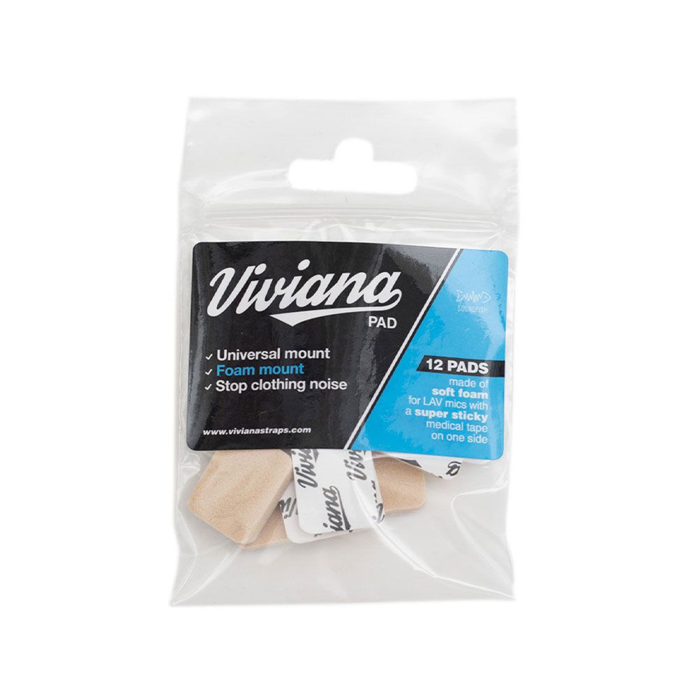 Viviana Pad Lavalier Mounting Solution (12 Pack)-Pinknoise Systems