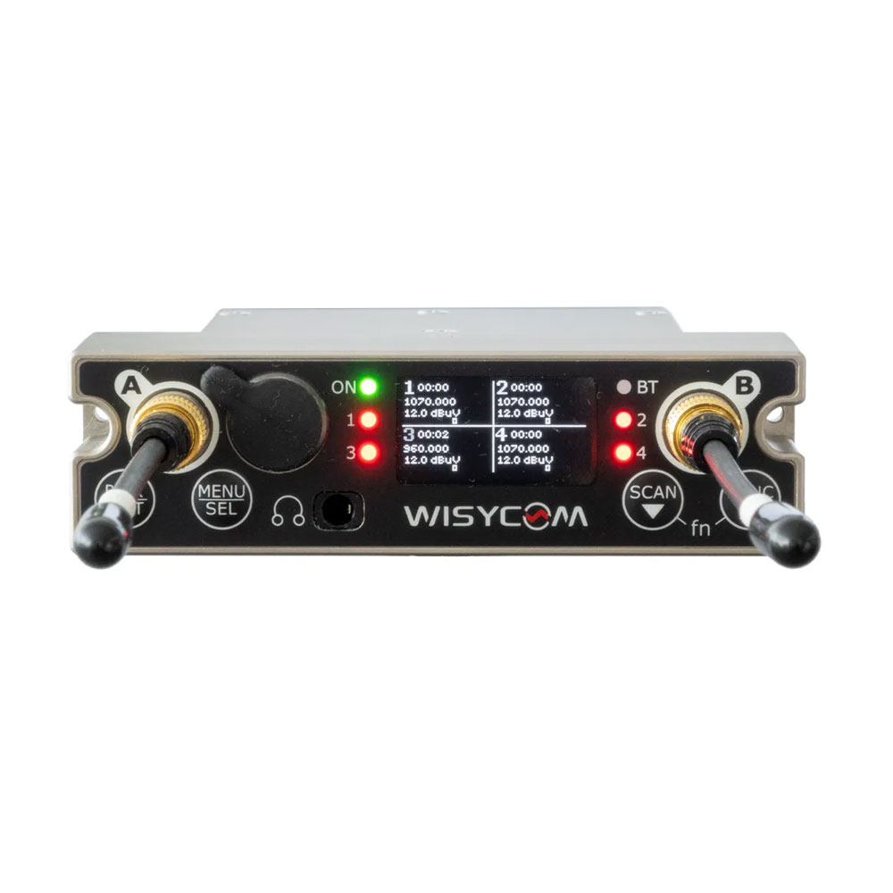 Wisycom MCR54 4-Channel Multiband True Diversity Receiver-Pinknoise Systems