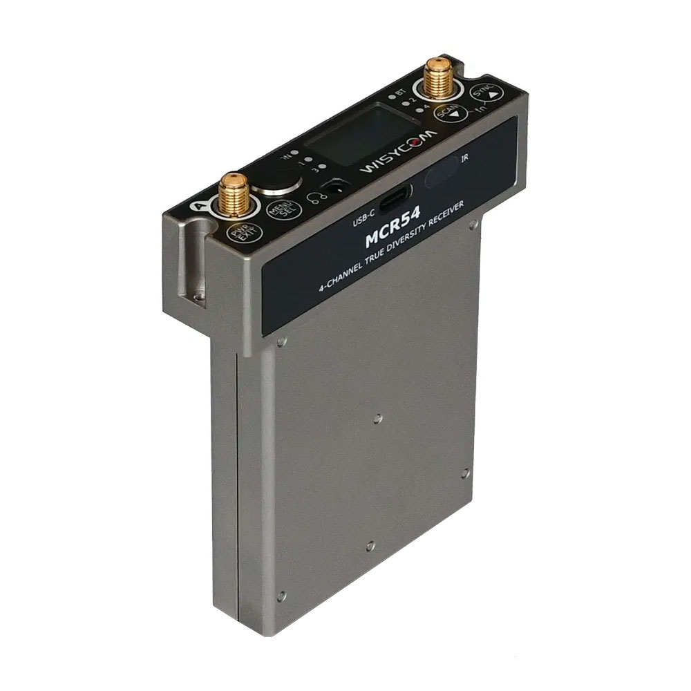 Wisycom MCR54 4-Channel Multiband True Diversity Receiver-Pinknoise Systems