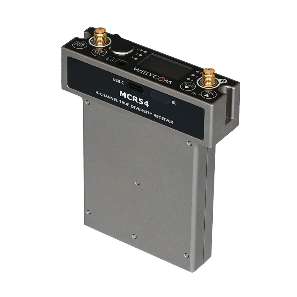 Wisycom MCR54 4-Channel Multiband True Diversity Receiver-Pinknoise Systems
