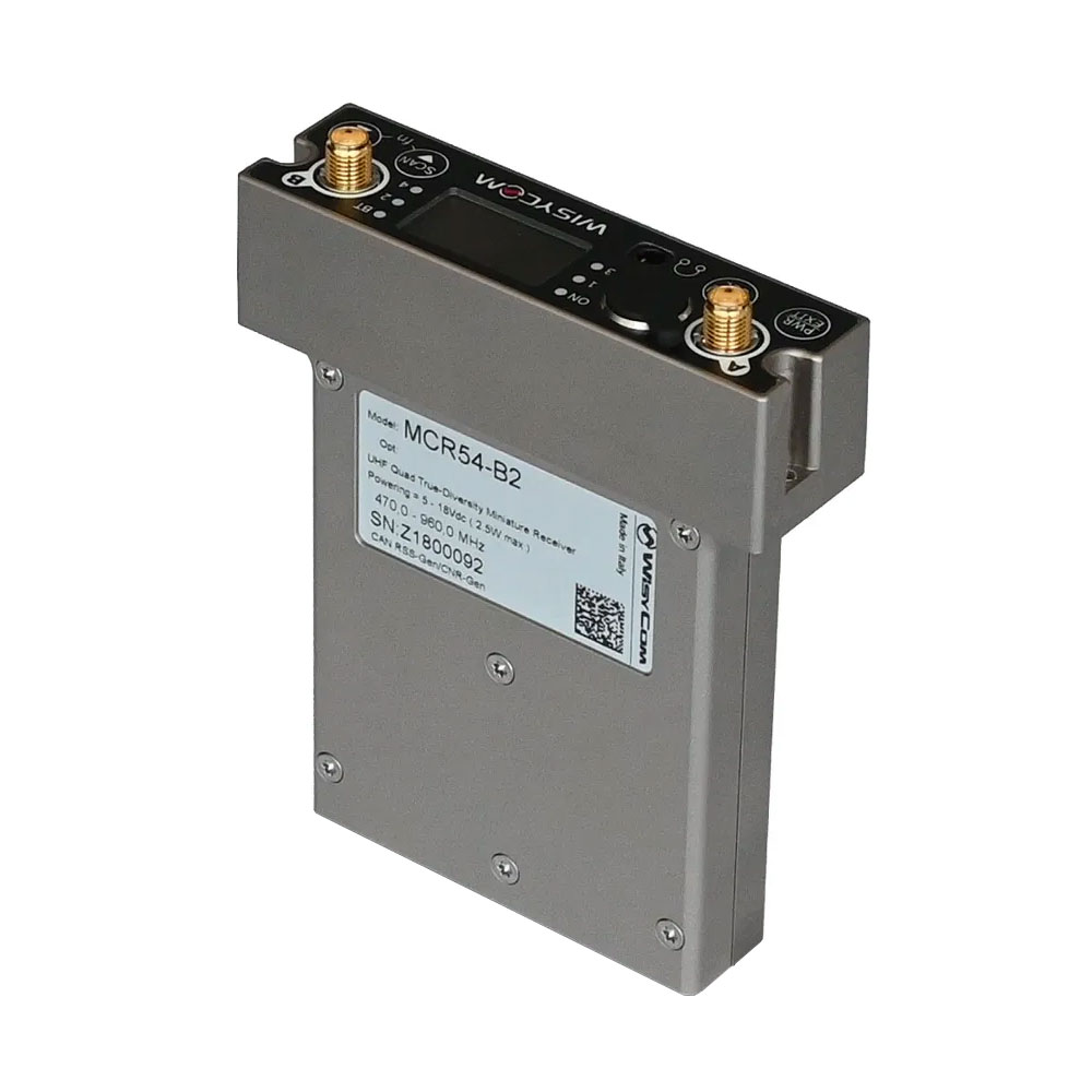 Wisycom MCR54 4-Channel Multiband True Diversity Receiver-Pinknoise Systems
