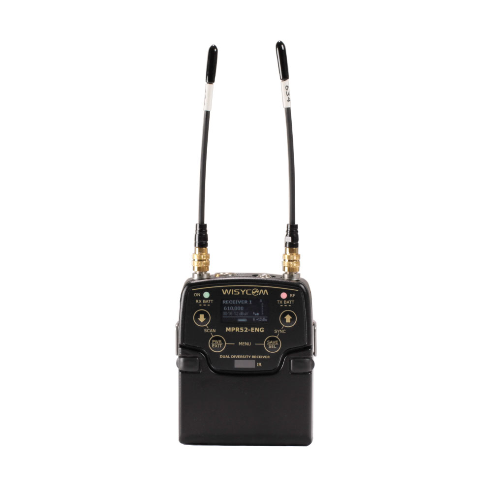 Wisycom MPR52 Dual Channel Ultra-Wideband Receiver-Pinknoise Systems