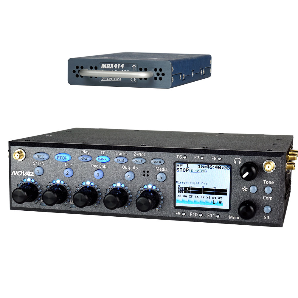 Zaxcom Nova 2 Recorder w/ MRX414 Slot-in Receiver Module x1 - High Band