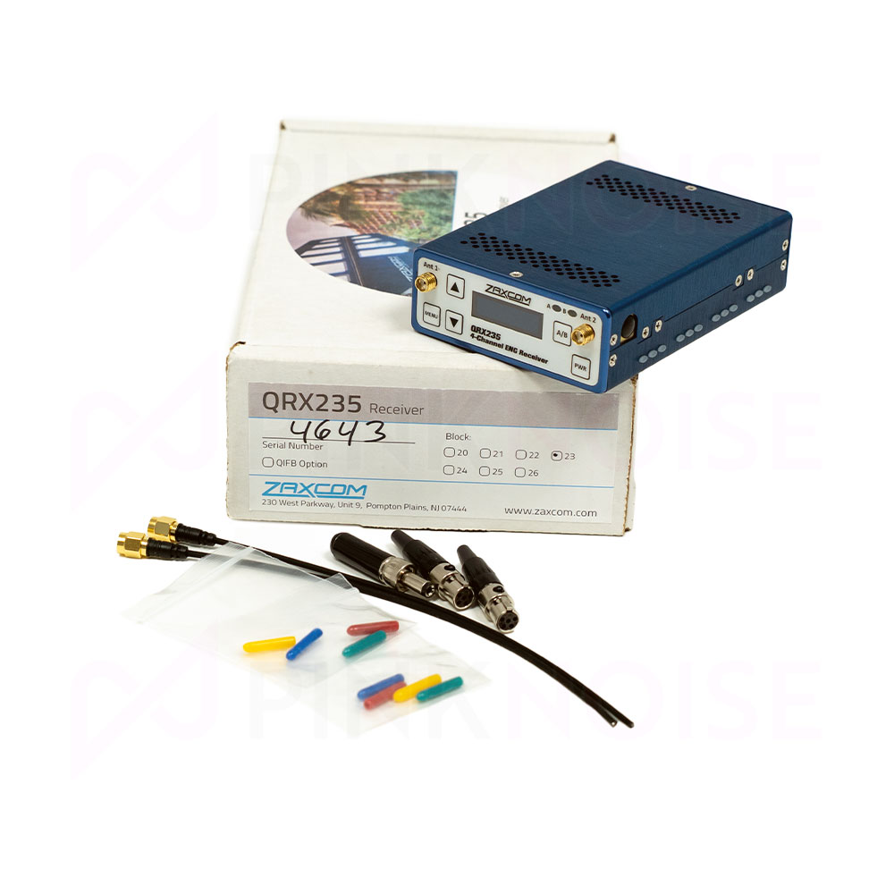 Zaxcom QRX235 4-Channel ENG Receiver - No IFB - Used